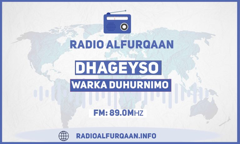 Dhagayso Warka Duhurnimo 11-05-1446